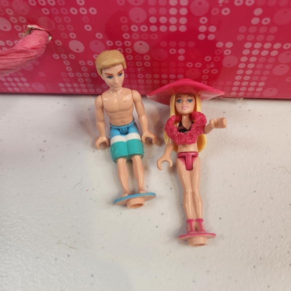 MEGA BLOKS Build N Style BARBIE POOL PARTY #80228 Multi-Level POOL & COMPLETE - Picture 3 of 11